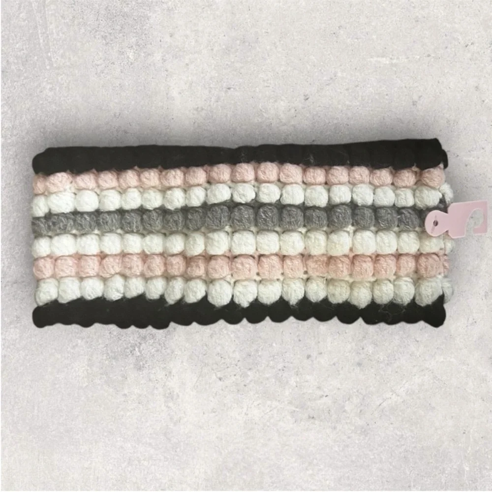 NWOT Kate Spade Crochet Bobble Twisted Ear Warmer Headband